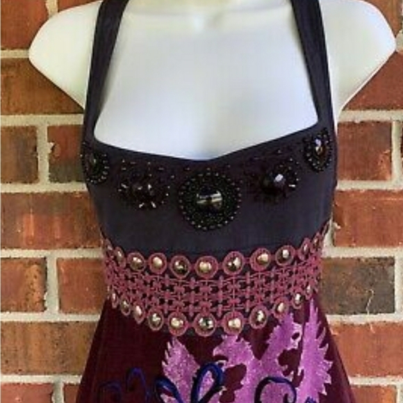 Free People Velvet/cotton BOHO dress - Picture 12 of 13